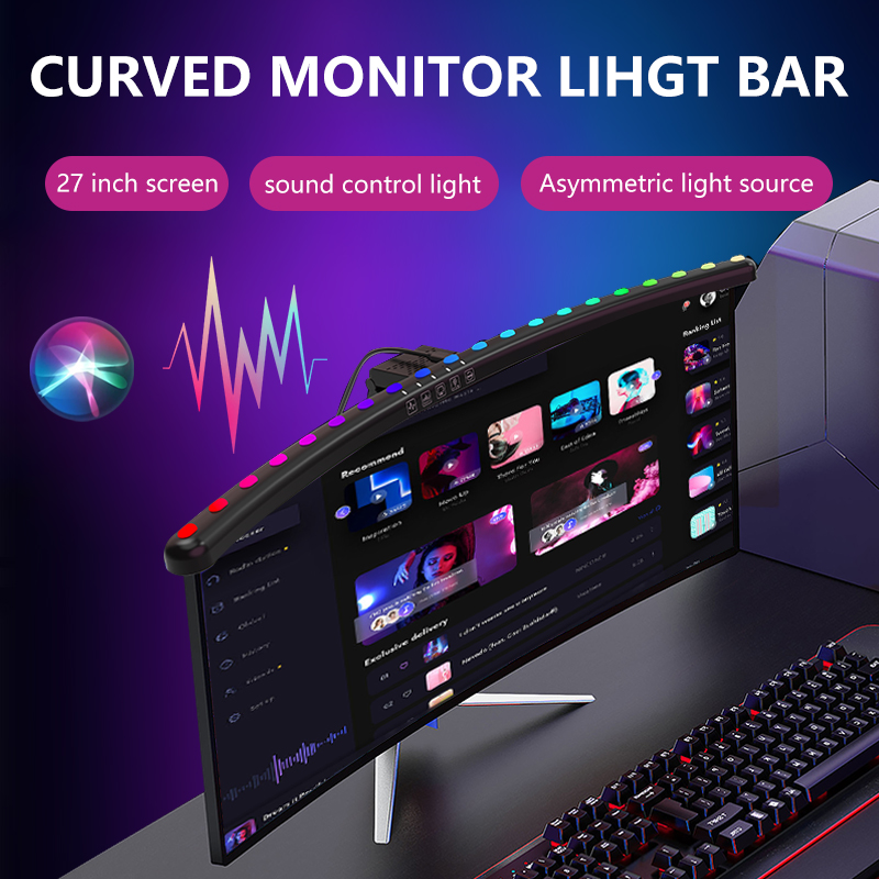 RGB Light Bar Monitor Smart Wi - огляд і ціна Rgb Desk Lamp Smart