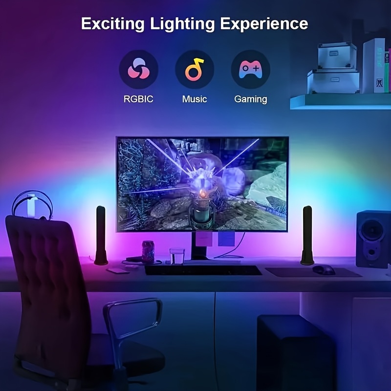 1pc Computer Desktop Decorativ - огляд і ціна Rgb Desk Lamp Smart
