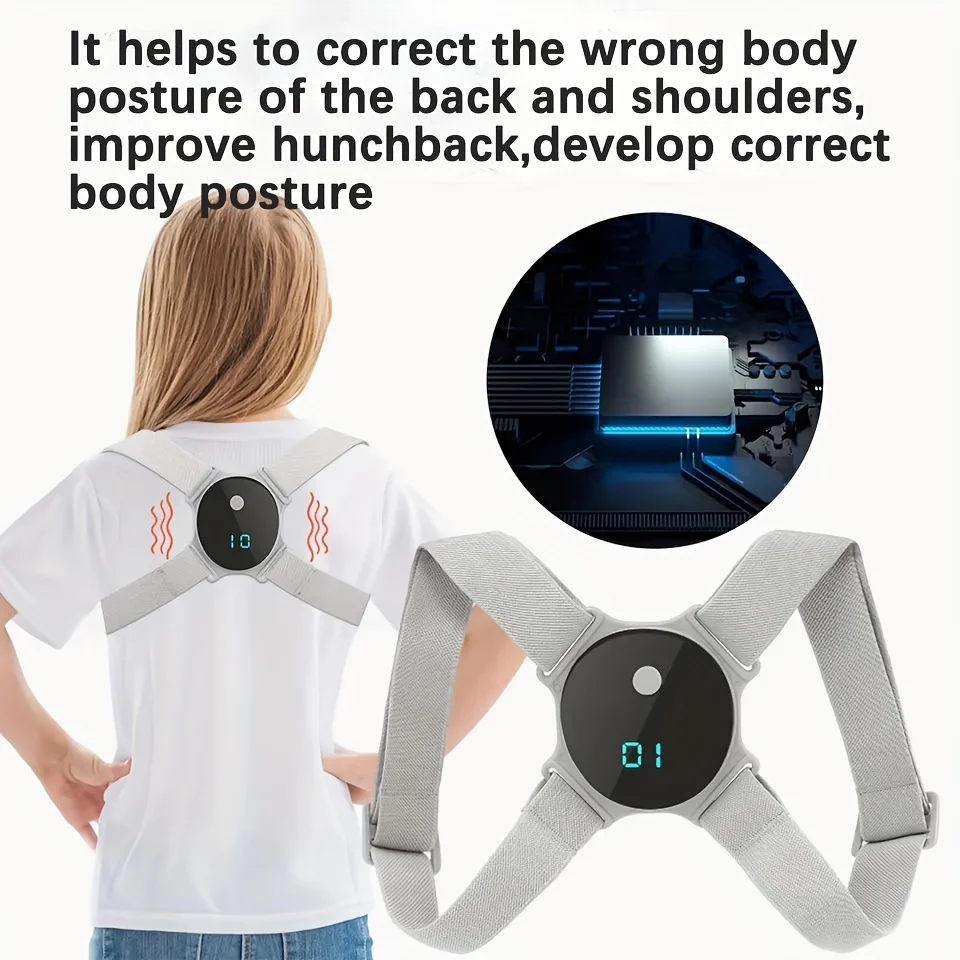 USB Rechargeable Posture Corre - огляд і ціна Smart Posture Sensor