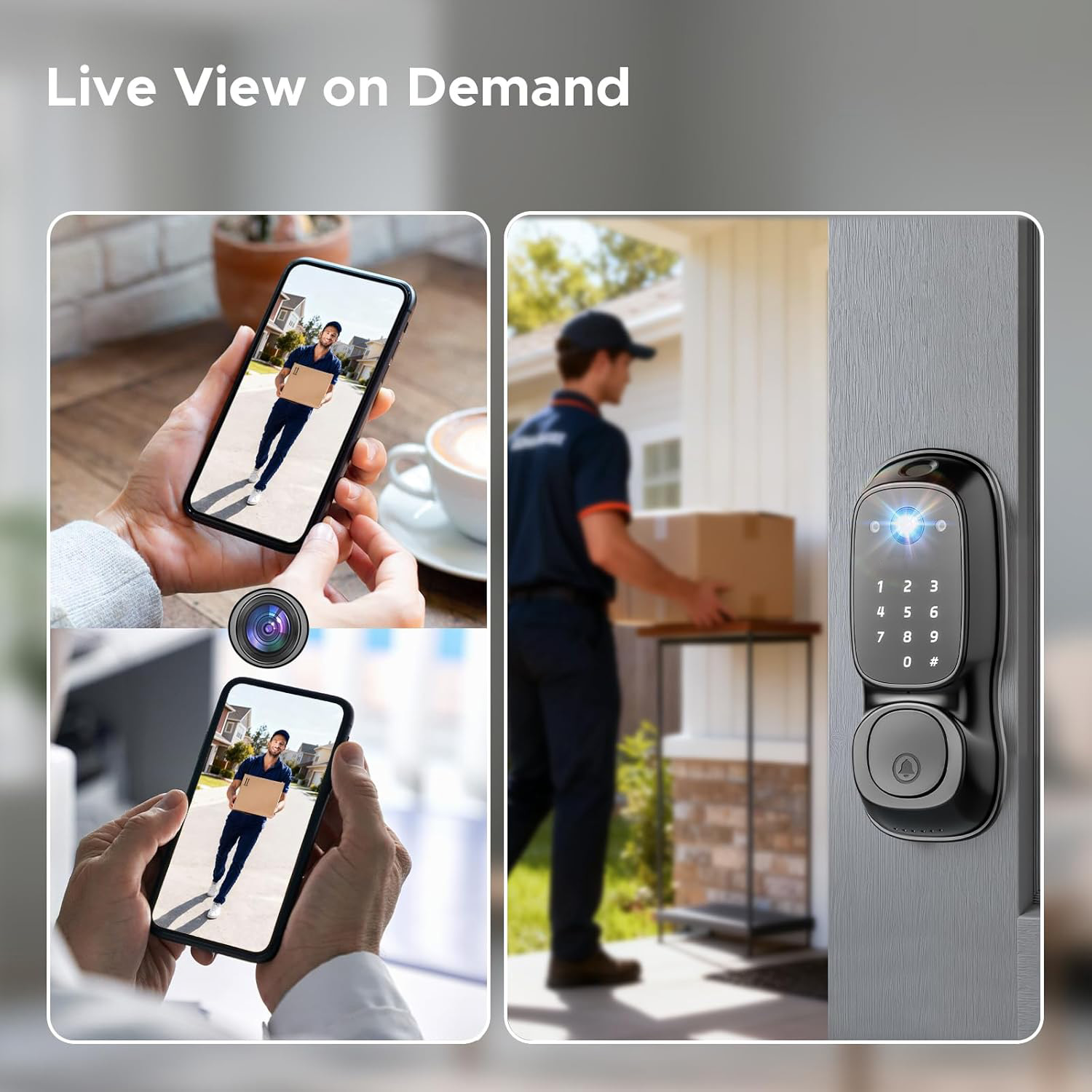 Tuya Wifi Smart Door Lock ‎Cam - огляд і ціна Electronics & Gadgets Starting With T