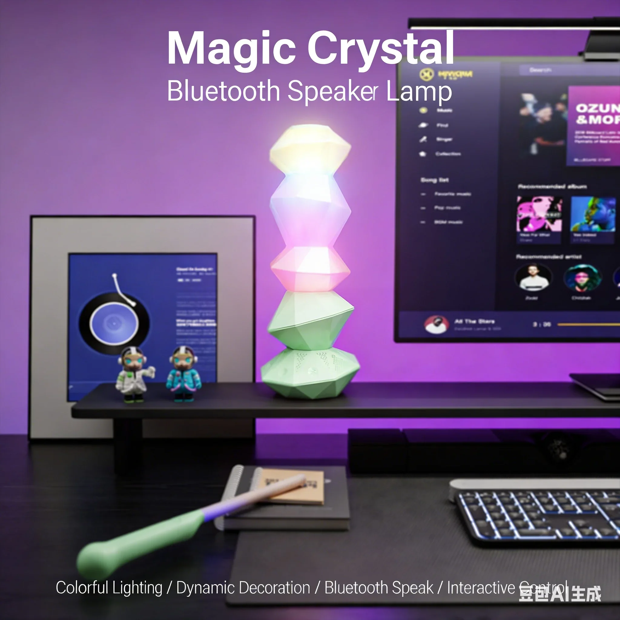 New Creative Smart Bluetooth S - огляд і ціна Rgb Desk Lamp Smart