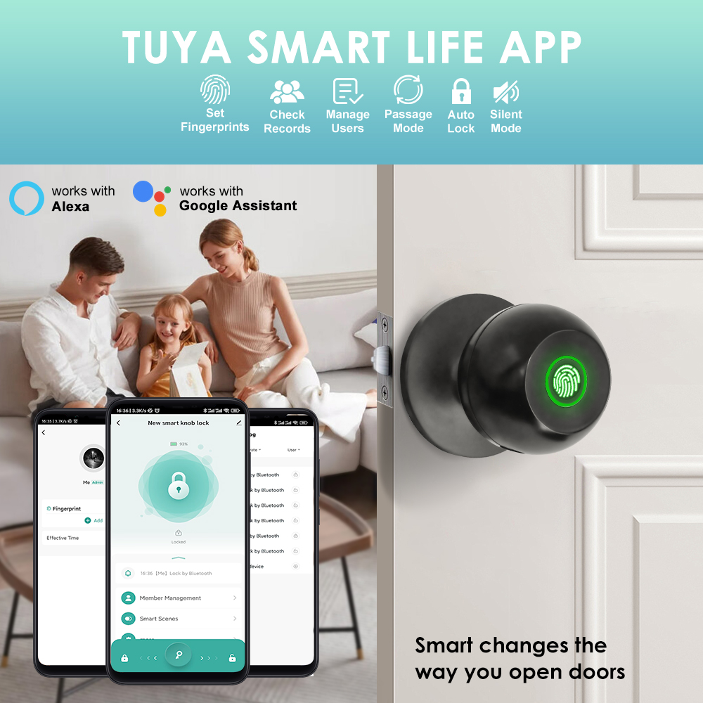 Tuya Electronic Door Lock Smar - огляд і ціна Unique Electronics Gadgets