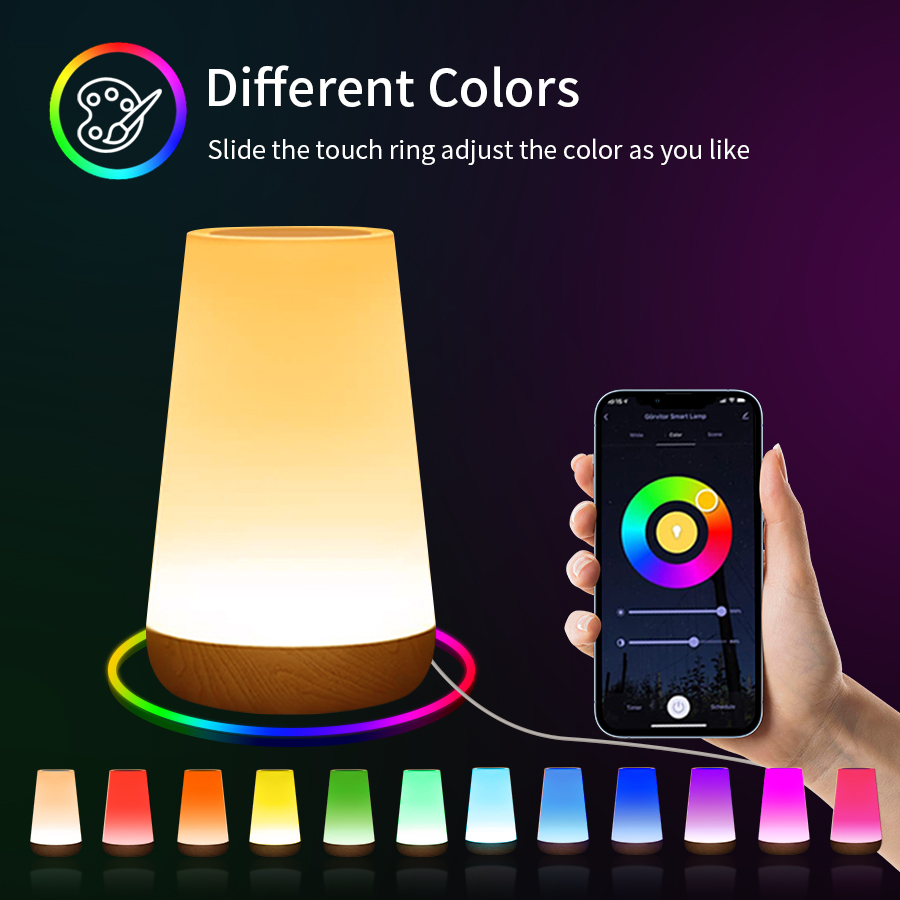 Tuya WiFi Smart Table Lamp Dim - огляд і ціна Rgb Desk Lamp Smart