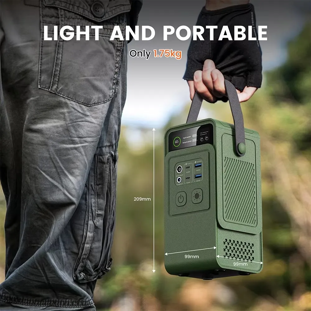 60000mAh 200W 192Wh Camping Po - огляд і ціна Solar Powered Charger