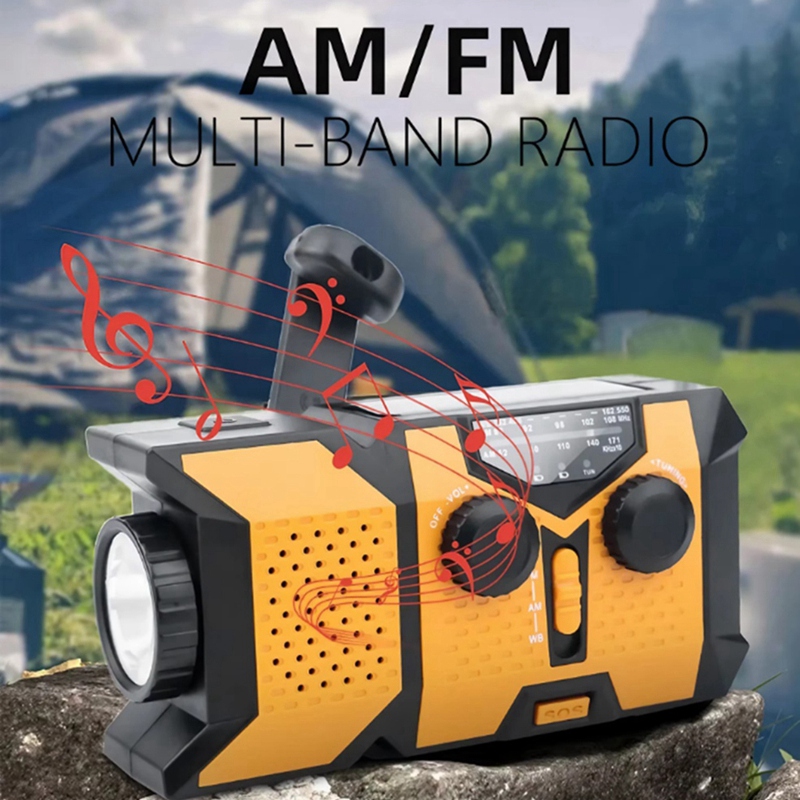Solar Hand Crank Radio with LE - огляд і ціна Solar Powered Charger
