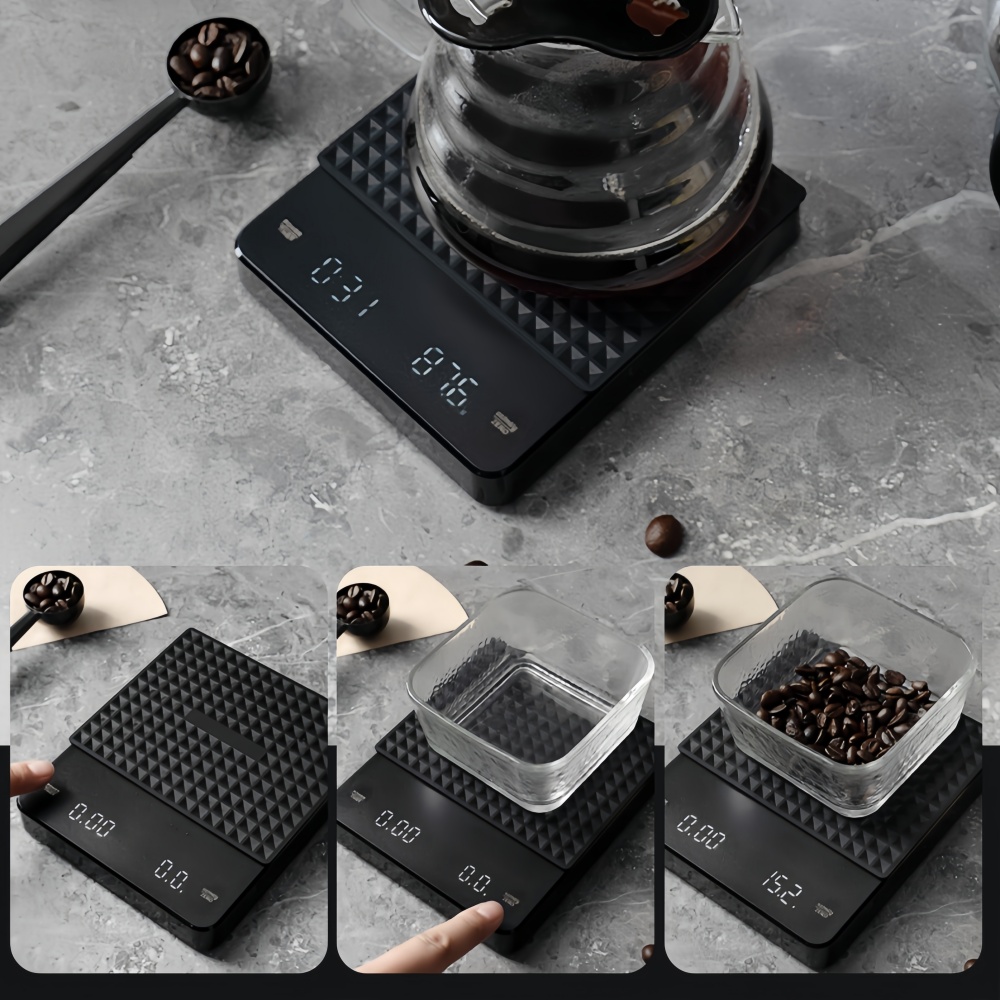 3kg/5kg Electronic Coffee Scal - огляд і ціна Unique Electronics Gadgets