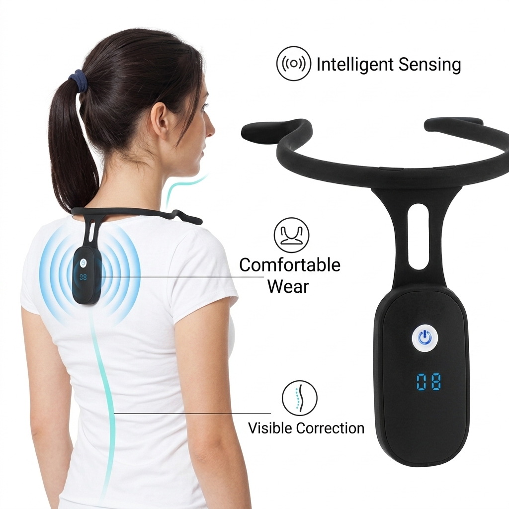 Posture Adjuster LCD Display S - огляд і ціна Smart Posture Sensor