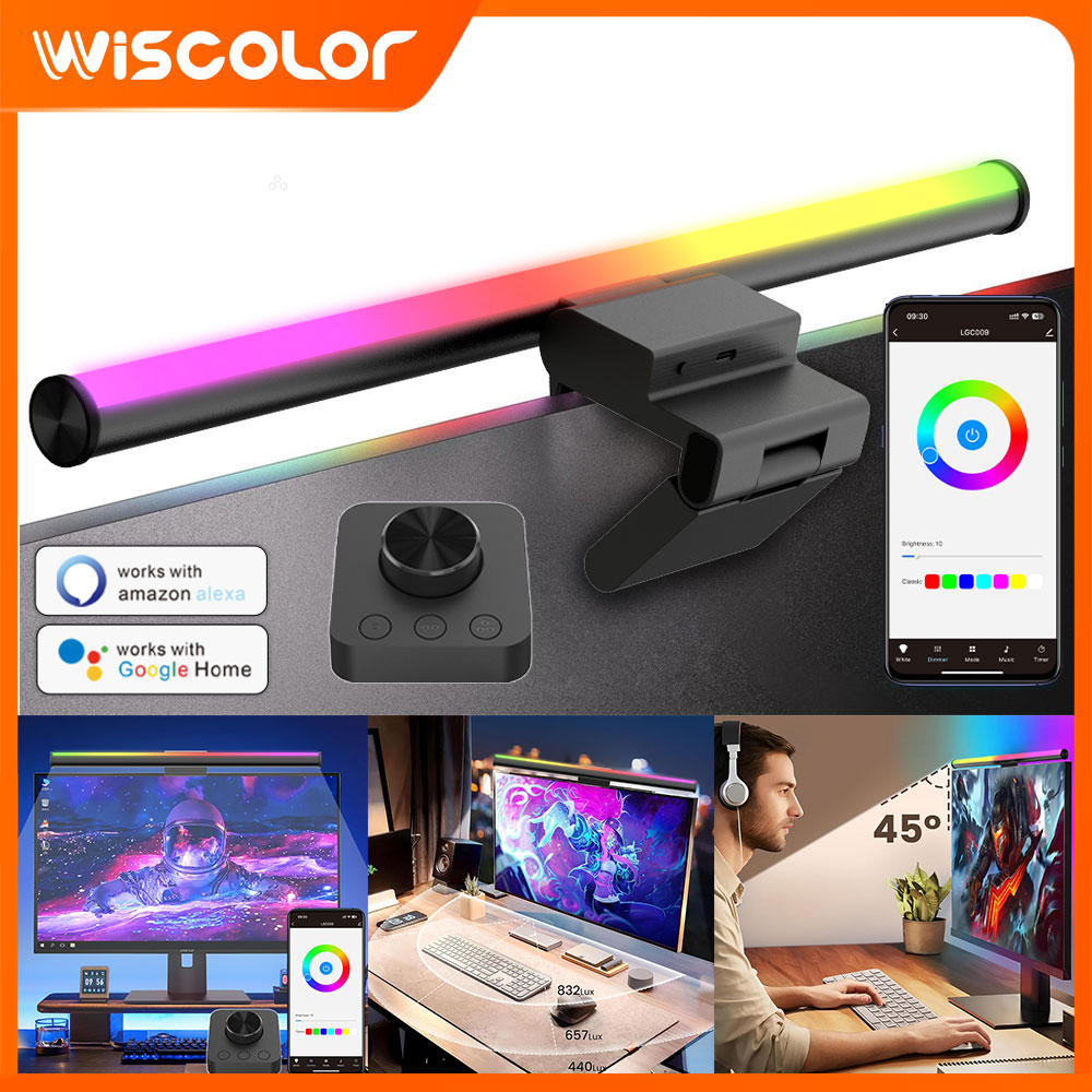 RGB Smart Wifi Monitor Light B - огляд і ціна Rgb Desk Lamp Smart