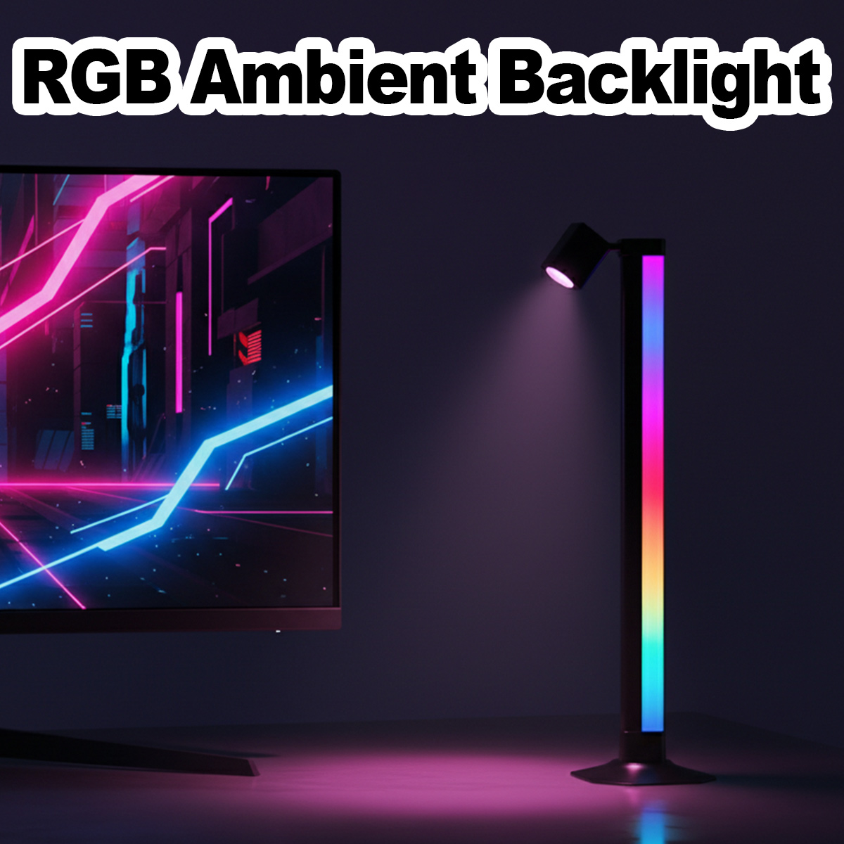 Smart Light Bar LED RGB Music  - огляд і ціна Rgb Desk Lamp Smart